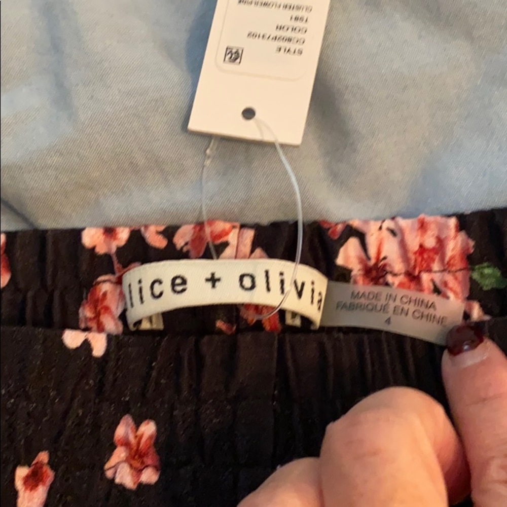 Alice + Olivia Elba Ankle Pant sz 4 - Picture 6 of 10
